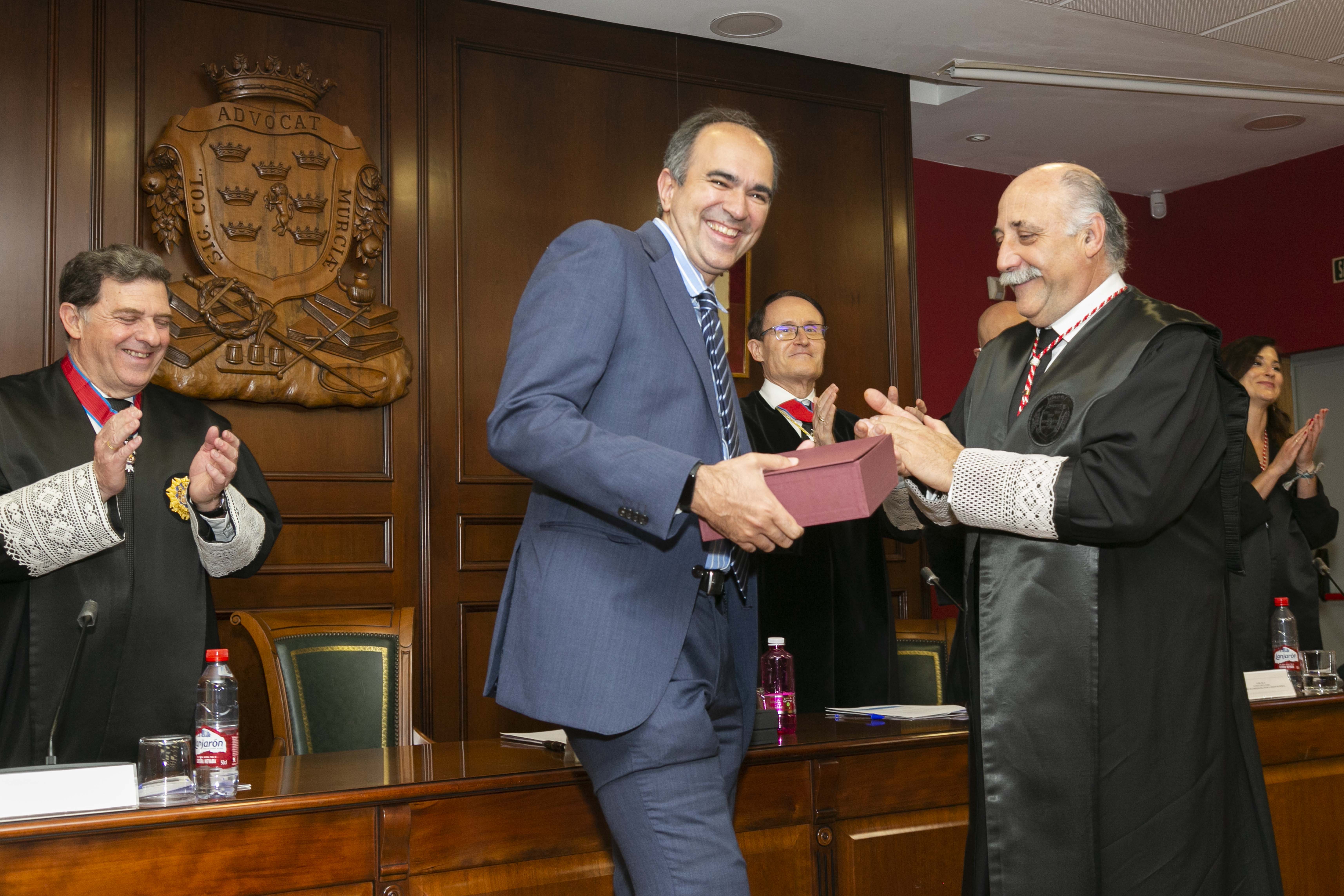 Momento del homenaje a David Morillas